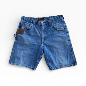 VTG Wrangler Riggs Denim Workwear Jorts 36W